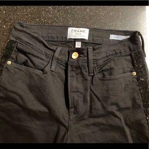 Frame low waist jeans